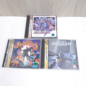 Sega Saturn Console Bundle 2 Controllers 6 Games & Memory Japan White HST-3220