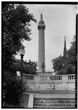 Photo:Washington Monument,Mount Vernon Place,Baltimore,Maryland,MD,HABS,1