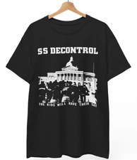 SS Decontrol SSD T-Shirt Hardcore Punk Straight Edge Negative Approach Tee