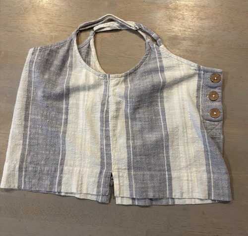 Ripcurl Small Summer Tank Top Cropped Striped Adjustable Spaghetti Straps - Picture 2 of 3