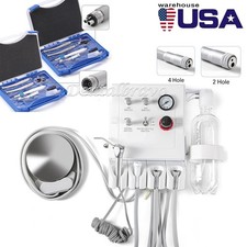 Portable Dental Turbine Unit Weak Suction Work with Air Compressor/Handpiece kit