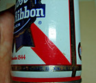 Genuine Bock Pabst Blue Ribbon Beer Can CS Crimped Steel — photo 7