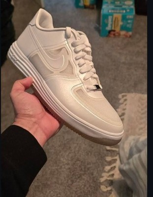  Nike Lunar Force 1 Fuse QS  Easter'' 2013 White Pearl 614491-100 Size 10
