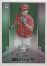 2020 Panini Chronicles Titanium Green Shogo Akiyama #7 nh3