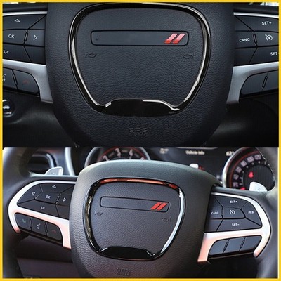 Steering Wheel Center Trim Ring Cover for Dodge Challenger/Charger 15-2022 EAW