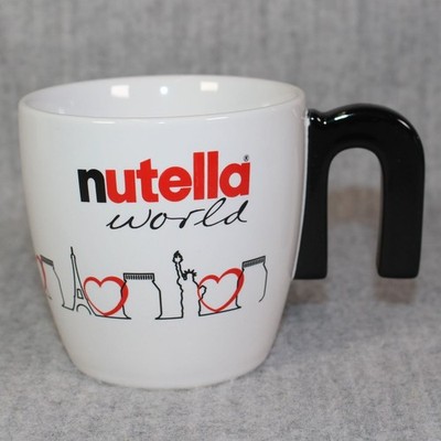 NUTELLA World Mug Original Advertising Chocolate Brand Ceramic N Handle 2020s