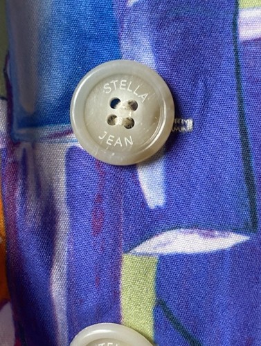 STELLA JEAN Matching Set Trousers And Top Vibrant Print Size 40 Italy 8/10 UK - Picture 12 of 24