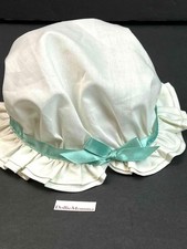 American Girl Felicity Work MOB CAP Green Ribbon Retired Pleasant Company NO TAG