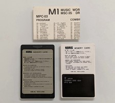 KORG M1 MPC-13 メモリーカード Korg M1 MPC-00P PROG/COMBI Memory Card Used from Japan | eBay