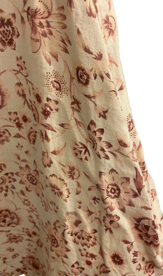 Haute Hippie Women’s Floral Print sleeveless 100% Linen Dress Size Large - Image 4 of 4