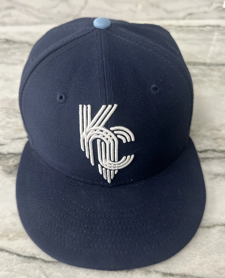 KC Royals City Connect Hat Fitted Cap New Era 59Fifty 7 1/8 Kansas City 5950 - Image 3 of 4