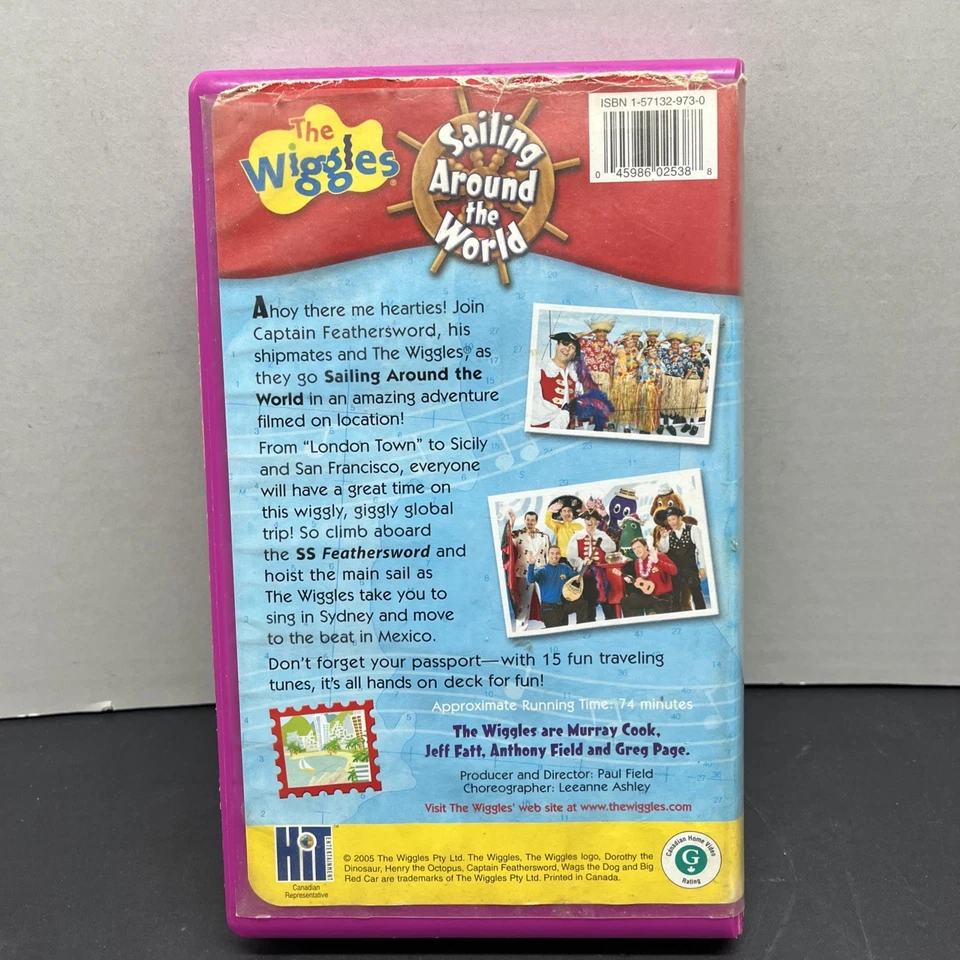 The Wiggles - Sailing Around the World (2005) Clamshell VHS - Image 2 of 4