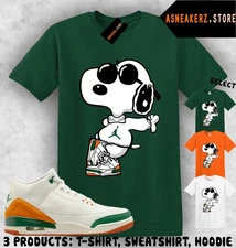 Shirt Match SoleFly x AJ 3 Miami Sneaker Matching Sneakerhead Joe Cool T-Shirt