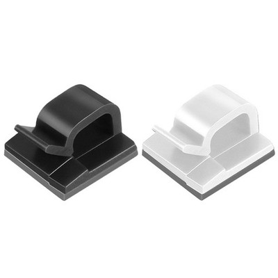 Cable Clips Self Adhesive Cord Management Wire Holder Organizer Clamp Accessory