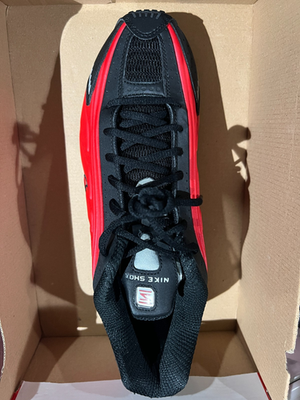 Size 11 - Nike Shox R4 University Red Black for sale online | eBay