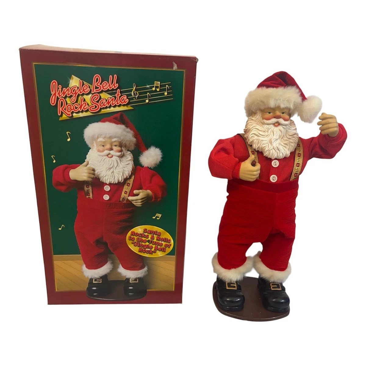 Musical Dancing Santa In Santa Figures (1946-1990) for sale | eBay