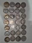 28 coin lot 90% SILVER 1892-1964 merc,barb,kenn