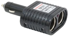 TruckSpec TSP-311 Cigarette Lighter Adapter 2 Socket Splitter for 12V Devices