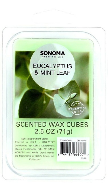 eucalyptus scented wax cubes