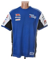 MOTO TYCO RACING SUZUKI BLUE SHIRT JERSEY SIZE L ADULT