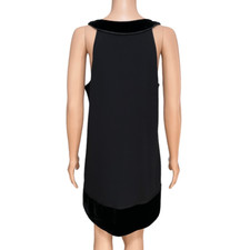 romini dress in midnight mini sequin with black lace Midnight Sequin Romini Mini Dress  Dolls Kill