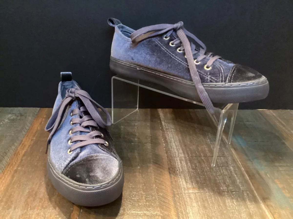 Grey velvet hotsell sneakers