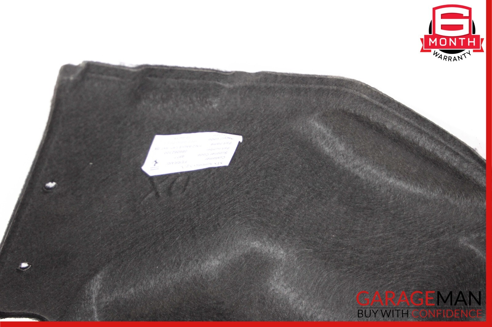15-18 Ferrari California Front Right Side Trunk Carpet Side Panel Cover