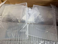 Lot of 67 Clear 9mm Slim Single CD/DVD Cases