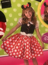 Girls Disney Minnie Mouse Child Costume - Small 4-6X 