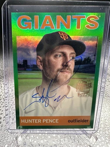 Hunter Pence - 2023 Topps Archives Fan Favorites Green Autographs /99 #64FF-HP