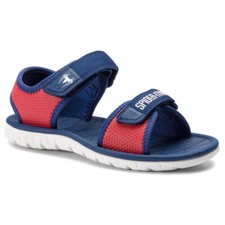 BNIB Clarks Boys SURFING WEB K Red / Blue Spiderman Sandals