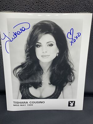 TISHARA COUSINO - Miss May 1999 Playmate SIGNED Playboy PROMO Photo
