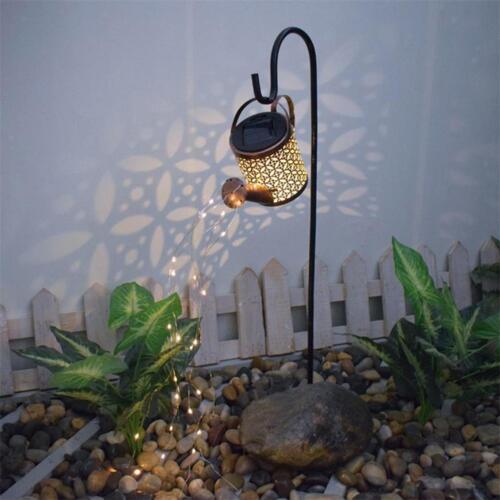 Solar-Gießkanne beleuchtet hängende Wasserkocher-Laterne für Gehwege-Party - Bild 1 von 11