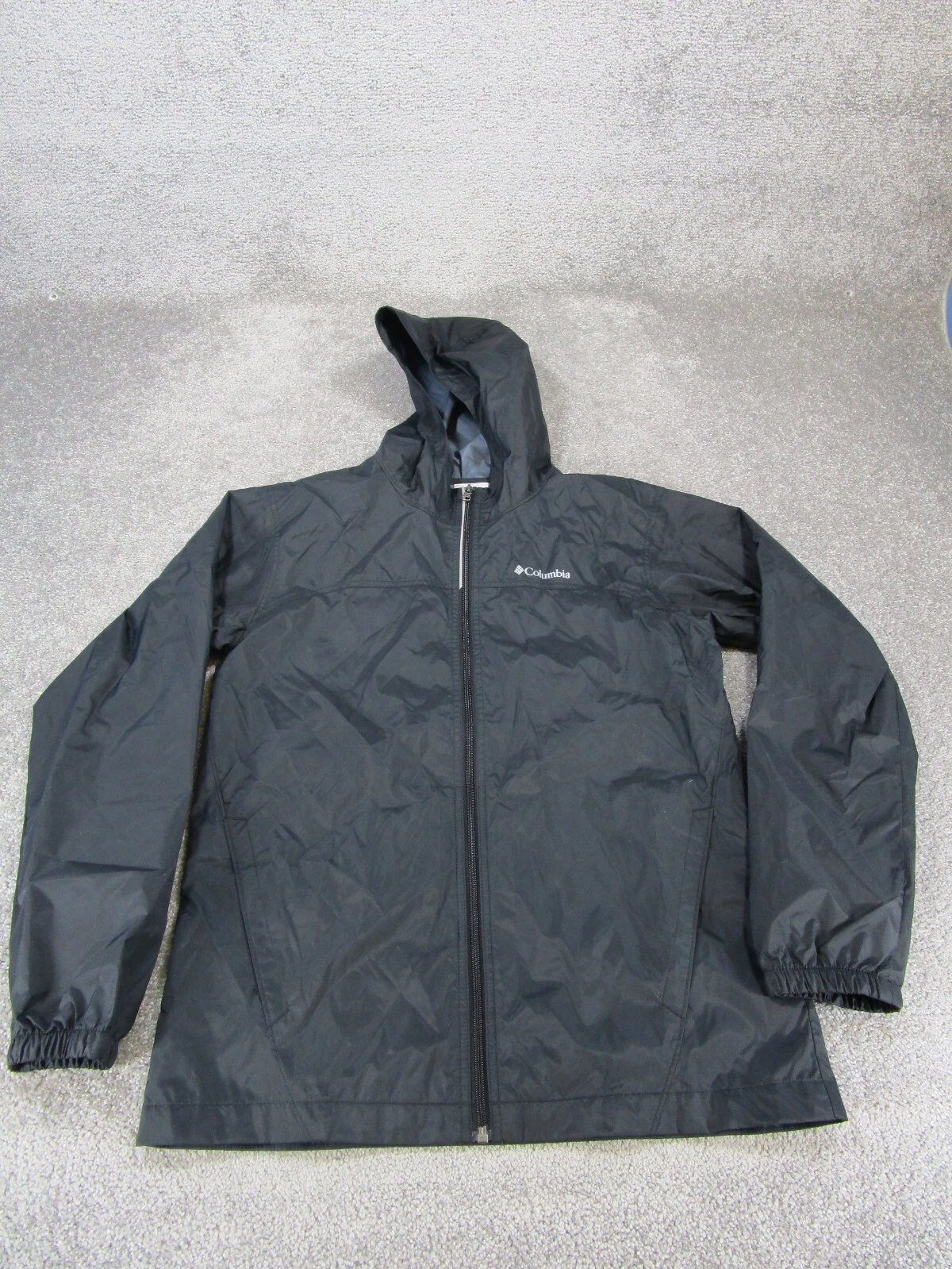 Columbia Jacket Boys Xl Glennaker Lightweight Black Outdoor