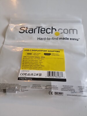 Startech.Com USB C auf HDMI Adapter weiß