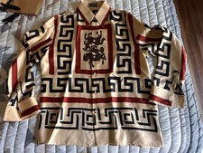 Gianni Versace Italy Silk Shirt From the Collection of Elton John Rocket Man