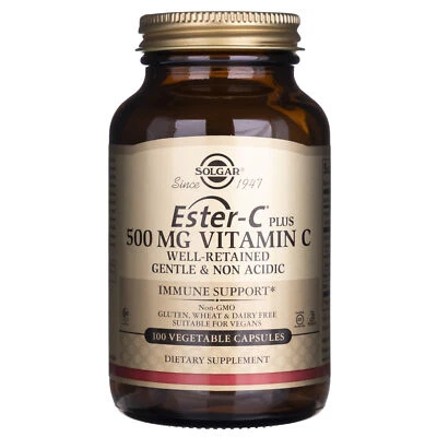 Solgar Ester C Plus, 500 mg Vitamine C, 100 capsules