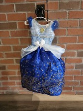 Disney princess Cinderella dress costume hoop blue dress size 4-6x