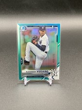 2021 Bowman Chrome Alexander Vizcaino 1st Aqua Refractor /125 | New York Yankees