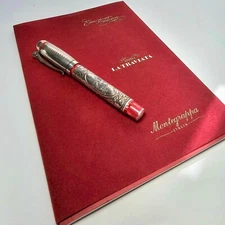 RARE Montegrappa Opera Tribute Invito a la Traviata LE 1192 FP 18K Gold Med NIB