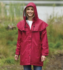 waterproof cape coat
