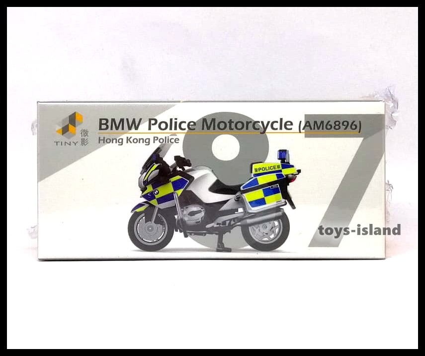 TINY 87 BMW R900RT-P POLICE Motorcycle BIKE AM6896 HK 1/43 (Cannot