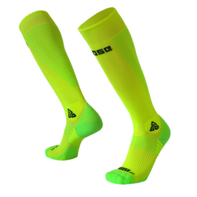 MOOSE COMPRESS DRIVE Kompressionssocken Kompressionsstützen Sportsocken neon