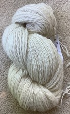 Undyed Alpaca 2 ply Natural Super Fine Yarn 8oz