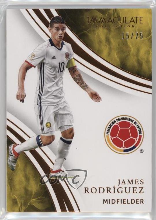2017 Panini Immaculate Bronze /25 James Rodriguez #61