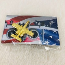 A-10 Warthog Gold Tone Lapel Pin Senator Martha McSally Campaign Pin