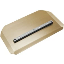 Kraft Heavy-Duty Gold Combination 36" Power Trowel Blades 8" x 14" 4 Per Box