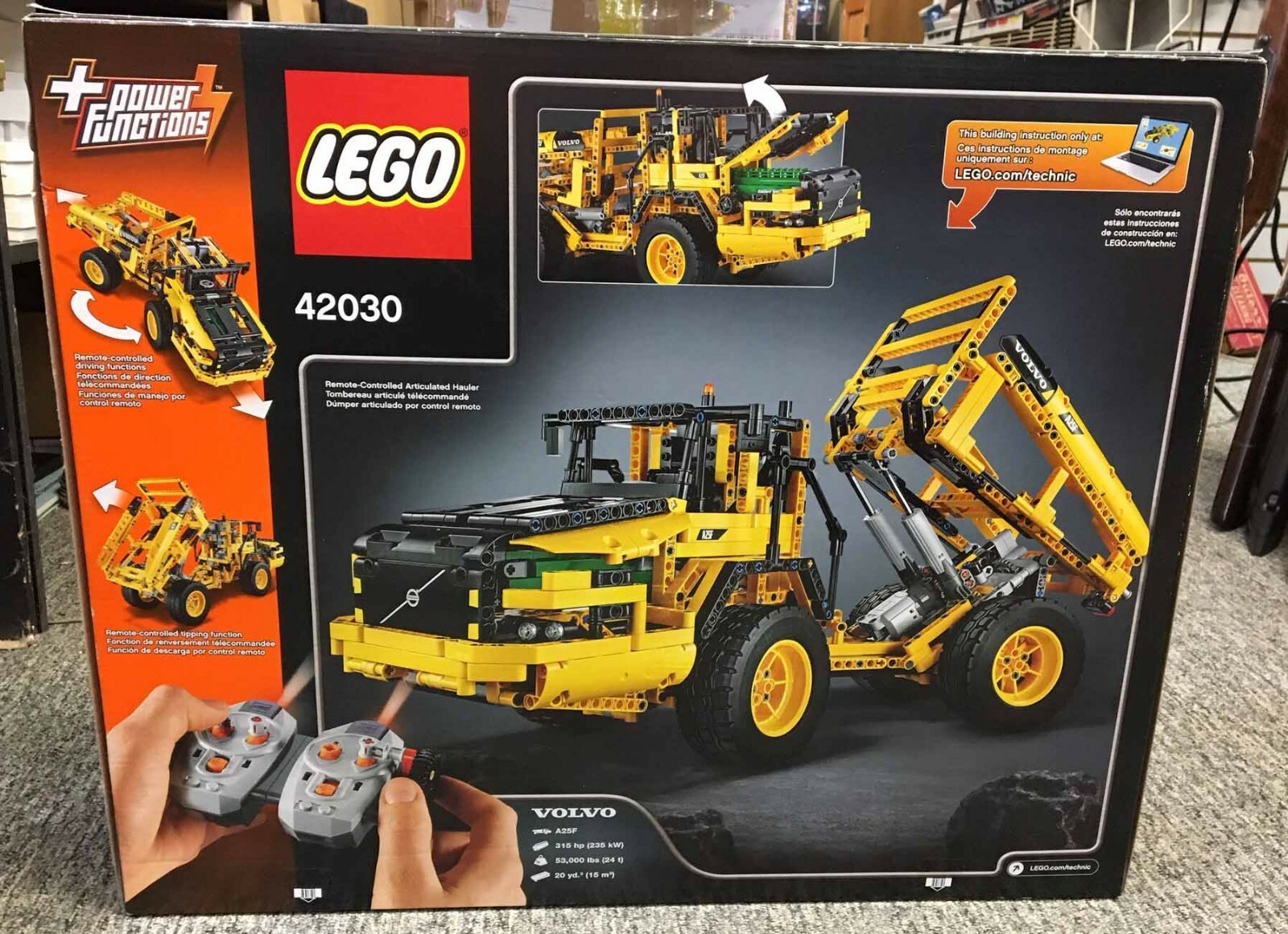 lego technic remote control volvo