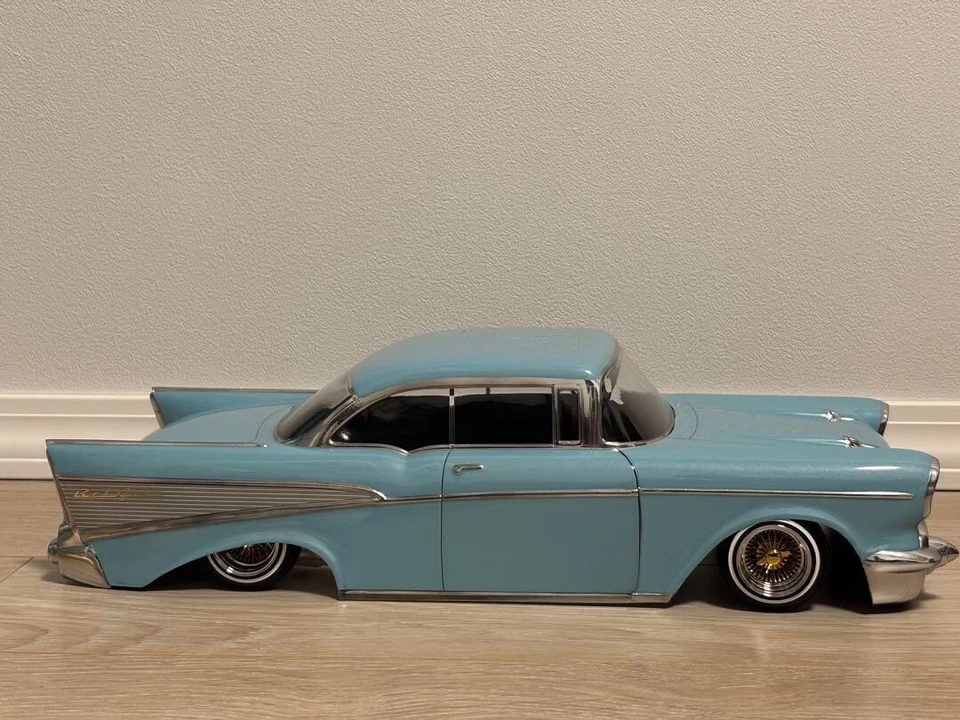 Hs Parma 1957 Belair 1/10 Radio Control Body Light Blue From Japan Body only - Image 3 of 4
