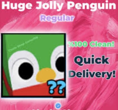 PS99 HUGE JOLLY PENGUIN. CHEAPEST ON ALL OF EBAY. VERY FAST DELIVERY